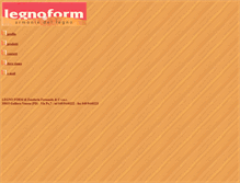 Tablet Screenshot of legno-form.it